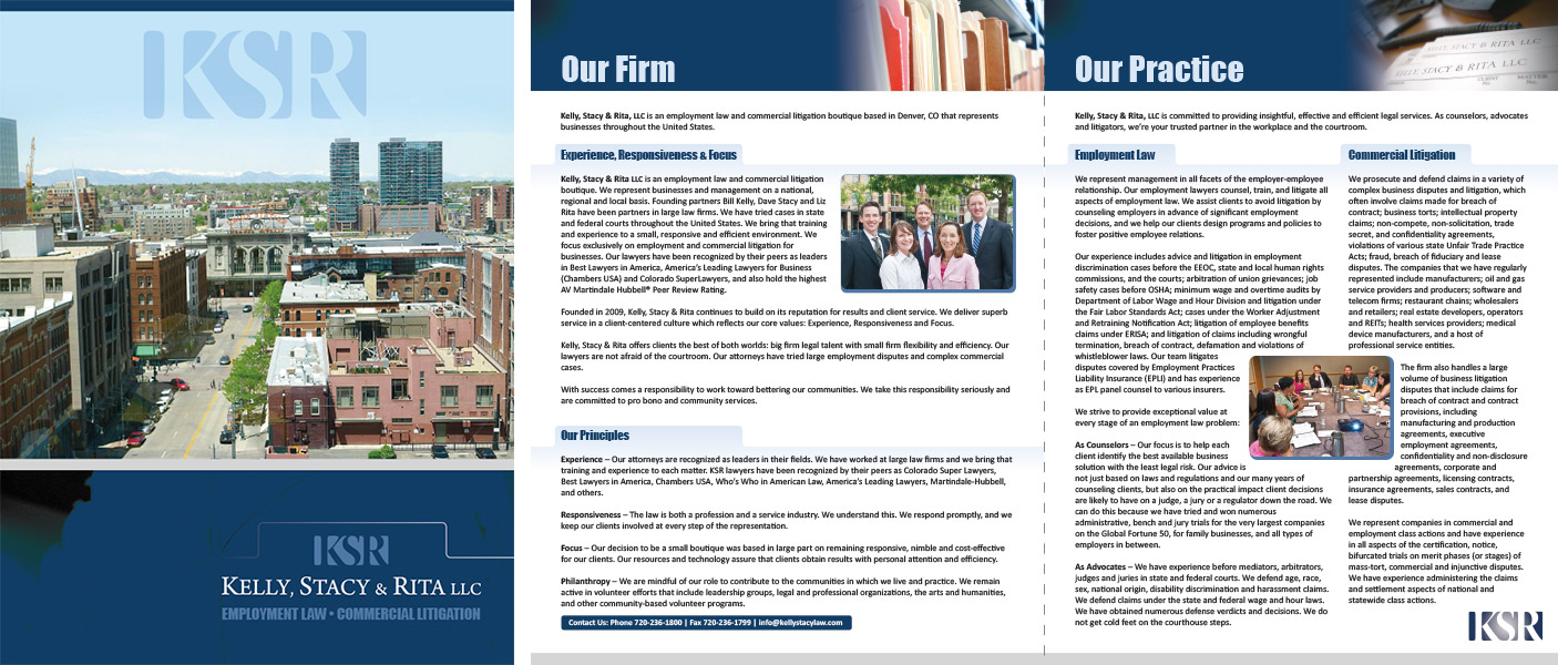 Kelly, Stacy & Rita firm brochure