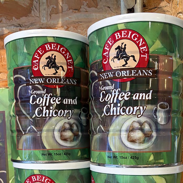 Cafe Beignet Coffee cans