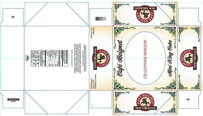 king cake box full proof