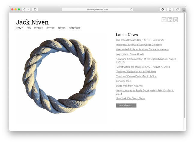 Jack Niven website