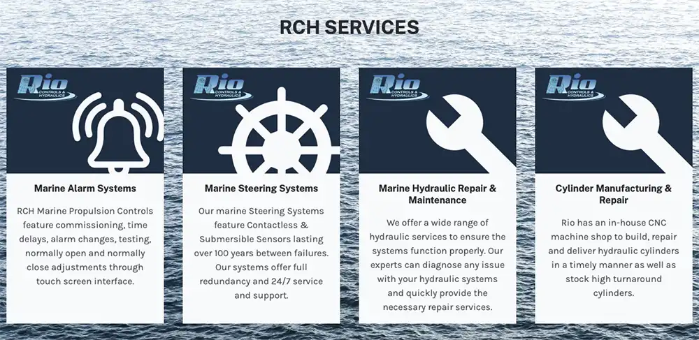 RCH services feature screenshot